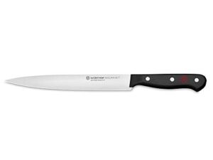 WÜSTHOF Gourmet Eight Inch Carving Knife | 8″ German Carving Knife | Precise Laser Cut High Carbon Stainless Steel Utility Knife – Model