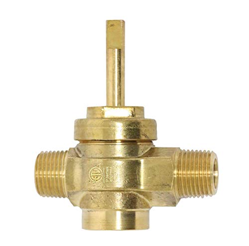 GSW WR-GV Copper Gas Valve with Handle for Commercial Wok Range, ETL Approved, 1/2″ NPT X 1/2″ NPT 1/2 PSI | The Storepaperoomates Retail Market - Fast Affordable Shopping