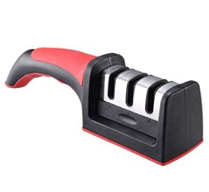 Kitchen Knife Sharpener, COOK A FUTURE 3-Level Knife Sharpener Can Repair, Grind, Polish Blades Quickly And Safely, Suitable for Kitchen, Camping, Hiking And Home Use