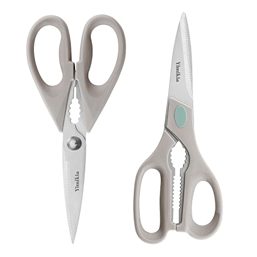 Kitchen Scissors – Yimikia 8.5 Inch Kitchen Utility Shears Heavy Duty – Multi-function Scissors Set for Poultry, Seafood, Meat, Vegetable, Nut Cracker, Stainless Steel Ultra Sharp (2 Pack) | The Storepaperoomates Retail Market - Fast Affordable Shopping