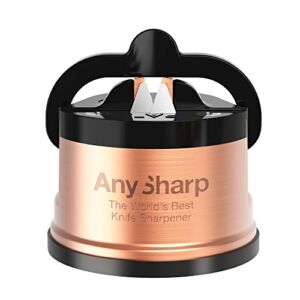 AnySharp Pro Chef Metal Knife Sharpener, Copper