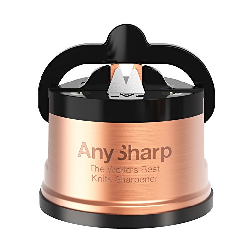 AnySharp Pro Chef Metal Knife Sharpener, Copper | The Storepaperoomates Retail Market - Fast Affordable Shopping