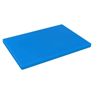 JOBO Thick Plastic Cutting Board 18 x 12.6 x 0.78 inch Safe to use kitchen dishwasher，Blue
