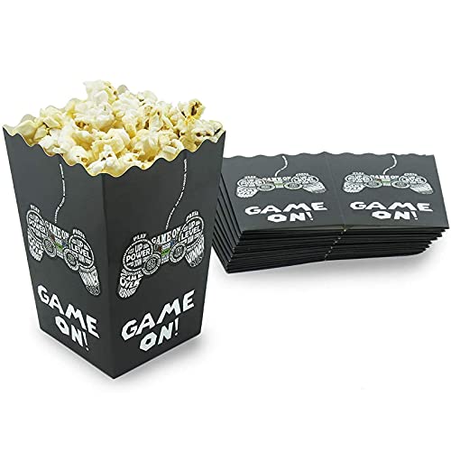 100 Pack Mini Paper Popcorn Boxes, Themed Video Game Party Decorations for Treats, Snacks (3.3 x 5.5 in) | The Storepaperoomates Retail Market - Fast Affordable Shopping