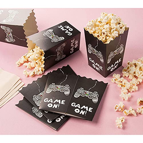 100 Pack Mini Paper Popcorn Boxes, Themed Video Game Party Decorations for Treats, Snacks (3.3 x 5.5 in) | The Storepaperoomates Retail Market - Fast Affordable Shopping