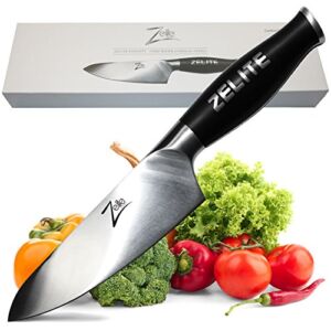 Zelite Infinity 6 Inch Chef Knife, Chefs Knife, Kitchen Knife, Chef’s Knives, Chef Knives, Vegetable Knife, Chef’s Knife, Cutting Knife – German High Carbon Stainless Steel – Razor Sharp Knife