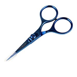 O’Creme Super Sharp Chef Scissors All Stainless Steel Snips Garnishing Tool (Blue)