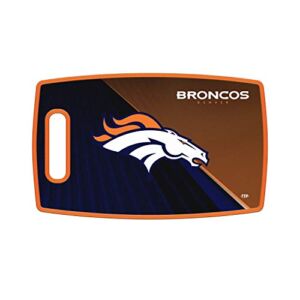 Sports Vault NFL Denver Broncos Large Cutting Board, 14.5″ x 9″