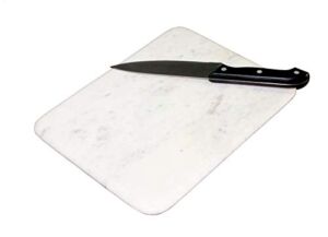 KLEO Marble Cutting Board Cheese Platter Multi-purpose Serving Platter (White)