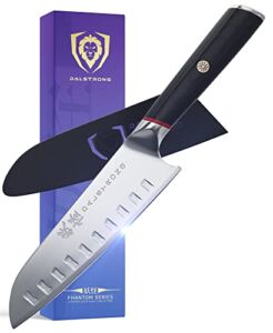 Dalstrong Santoku Knife – 7 inch – Phantom Series – Japanese High-Carbon AUS8 Steel – Pakkawood Handle – Sheath Included