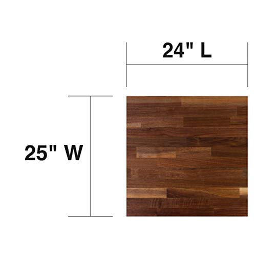 John Boos WALKCT-BL2425-O Blended Walnut Counter Top with Oil Finish, 1.5″ Thickness, 24″ x 25″ | The Storepaperoomates Retail Market - Fast Affordable Shopping