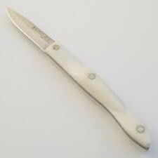 Cutco Model 1720 Paring Knives with 2-3/4″ Straight Edge Blade and Overall Length 7-7/8″ (Pearl White Handle)