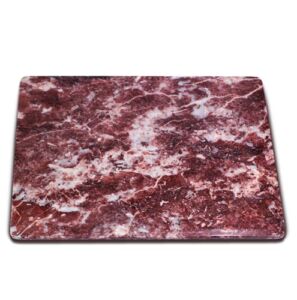 TheWolfard Luxury Handmade Red & White Marble cutting board, Best cheese – Pastry board and dough rolling Tray for Kitchen & Housewarming Gifts., pinkish red and white, 12x16x0.75