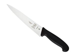 Mercer Culinary M23830 Millennia Black Handle, 7.5-Inch Wavy Edge, Chef’s Knife