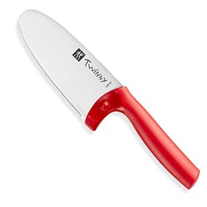 Zwilling 36550-101 Twinny, Red, 3.9 inches (100 mm), Children’s Knife, Stainless Steel, Round Tip, Safety