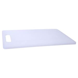 Luciano Housewares Everyday Essential Durable Plastic Classic Kitchen Cutting Board, 12 x 8.3 inches, White