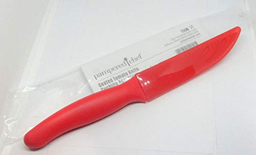 PAMPERED CHEF New model. # 1509 TOMATO COLOR COATED KNIFE | The Storepaperoomates Retail Market - Fast Affordable Shopping