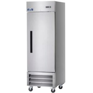 Arctic Air AF23 26 3/4″ One Section Single Solid Door Reach-In Freezer, 23 Cubic Feet, Stainless Steel, NSF