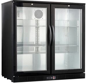 Procool Refrigeration 2-door Glass Front Counter Height Back Bar Beverage Cooler; 36″ Wide