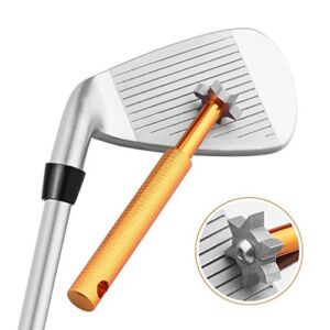 HISTAR Golf Club Groove Sharpener and Cleaner Tool with 6 Heads Specialty Golf Products