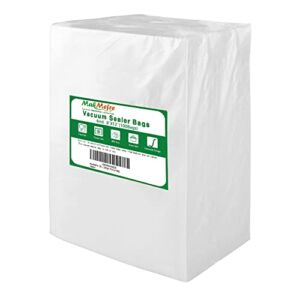 MakMeFre 100 Quart Size 4mil 8x12Inch Vacuum Sealer Bags for Food,BPA Free,Heavy Duty,Sous Vide Vaccume Safe,Universal Design Pre-Cut Vacuum Seal Bags