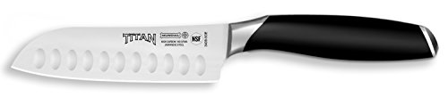 Mundial Titan Series 3409-5GE 5 in Santoku Knife Hollow Edge Black | The Storepaperoomates Retail Market - Fast Affordable Shopping