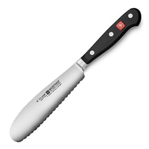 Wusthof Classic Sandwich Knife – Serrated Utility, 5.5″ Blade (5.5-inch)
