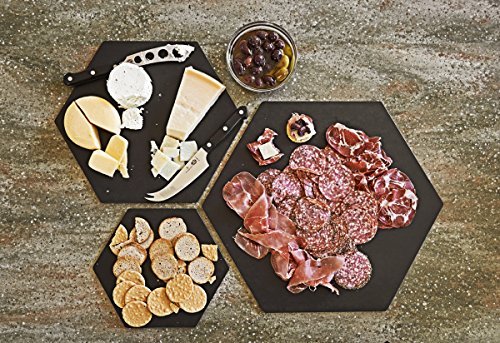 Epicurean Hexagon Display/Serving Board, 9-Inch by 8-Inch, Slate | The Storepaperoomates Retail Market - Fast Affordable Shopping