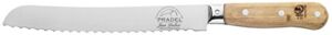 Jean Dubost Pradel 1920 Bread Knife, Stainless Steel Blades, Wood