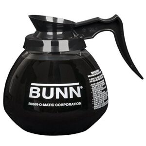Bunn 42400.0024 64 oz. Glass Decanter with Black Handle