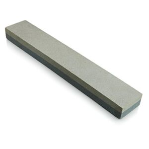 New Star Foodservice 36497 Combination Sharpening Stone Knife Sharpener, 12″ x 2″ x 1″, Gray