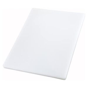 Winco Heavy-Duty Plastic Cutting Board, 15″ x 20″ x 1″, White