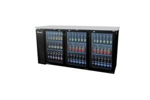 Migali C-BB72G-HC Competitor Series Refrigerated Back Bar Cabinet, 72.8″ W, 19.6 cu. ft. Capacity