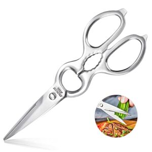 Kitchen Shears, Stainless Steel kitchen Scissors Heavy Duty, Utility Cooking Scissors For Food, Sharp Poultry Shears All Purpose With Bottle Opener And Nut Cracker