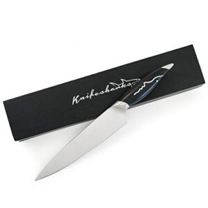 Knifesharks Chef Knife 8 inch – Japanese Super Steel – Razor Sharp, Superb Edge Retention, Rust-Proof, Stain & Corrosion Resistant Chefs Knives