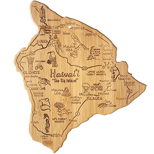Totally Bamboo Destination Hawaii Serving and Cutting Board, Includes Hang Tie for Wall Display | The Storepaperoomates Retail Market - Fast Affordable Shopping