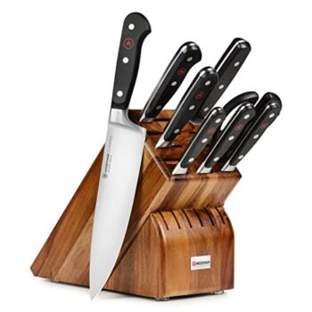 Wusthof Classic 9-piece Knife Block Set (Acacia) | The Storepaperoomates Retail Market - Fast Affordable Shopping