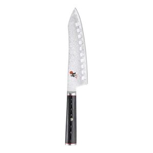 Miyabi Kaizen Hollow Edge Rocking Santoku Knife, 7-inch, Multi