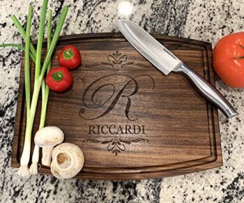 Custom Personalized Wood Cutting Board 2 Wood types with 20 designs Christmas Anniversary Wedding Gifts House Warming Realtor Gift | The Storepaperoomates Retail Market - Fast Affordable Shopping
