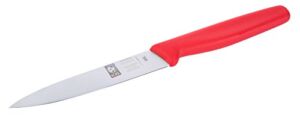 ICEL 4″ Straight Paring Knife, Red