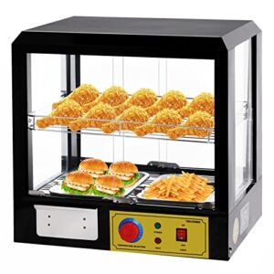 Commercial Food Pastry Pizza Warmer Pastry Display Case Warming Cabinet Catering Pretzel Warmer Pastry Heater Bakery Display Case Glass Display Cabinet Pizza Warmer Counter for Buffet Restaurant