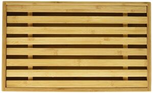 Danesco Bamboo Bread Cutting Board with Crumb Catcher, 15 by 9-Inch,Brown