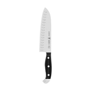 HENCKELS Statement Razor-Sharp 7-inch Hollow Edge Santoku Knife