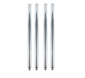 AmGood 35″ 1/4″ Galvanized Steel Leg for Work Tables | Set of 4 Legs