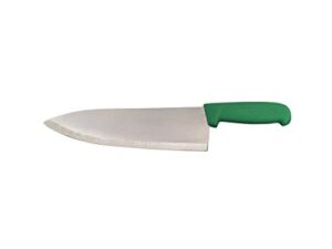10″ Chef Knife Cozzini Cutlery Imports – Choose Your Color – Razor Sharp Commercial Kitchen Cutlery – Cook’s Knives (Green)