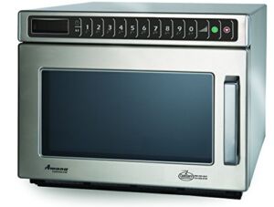 Amana Commercial HDC212 Amana Heavy Duty Compact Commercial Microwave Oven, 2100W, Stainless Steel