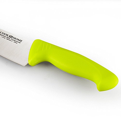 Cook N Home 11″ Granton Edge Slicing Knife Roast/Fish Slicer, Green | The Storepaperoomates Retail Market - Fast Affordable Shopping