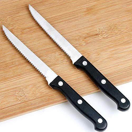 Steak Knives ，8.6 Inch Stainless Steel Sharp Blade Kitchen Steak Knife,Use for Families, Upscale Restaurant, Parties, Dates | The Storepaperoomates Retail Market - Fast Affordable Shopping
