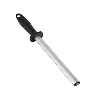 8 Inch Knife Sharpener Rod Professional Knife Sharpening Steel Honing Steel Tool for Home Hotel Restaurant Kitchen