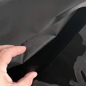 SEZONS – Diamond Bags – Black/Clear – Vacuum Sealing bags 5mil – 50 bags (11×24, Black/Black)